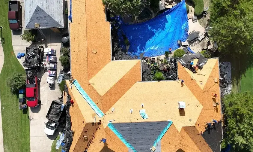 Professional Roof Repair being performed in Valley Center
